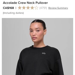Alo accolade crewneck
